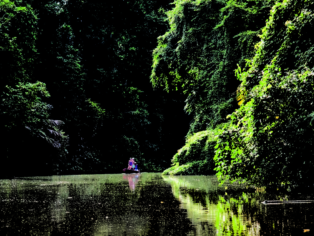 Costa Rica, turisti nel Tortuguero