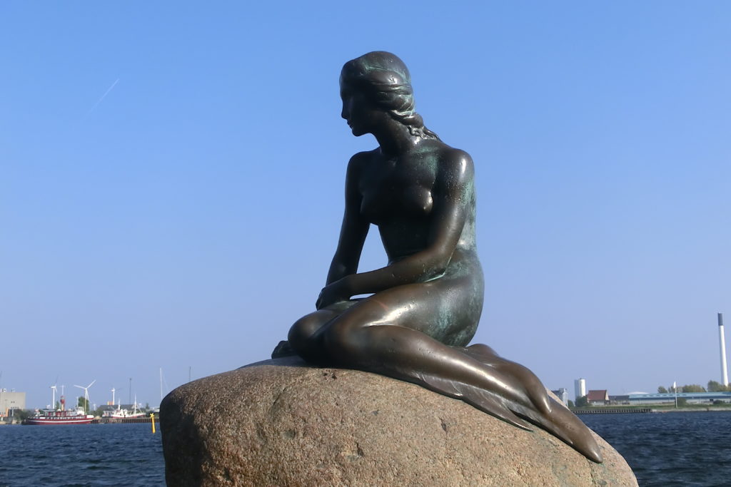 Copenaghen, statua della Sirenetta