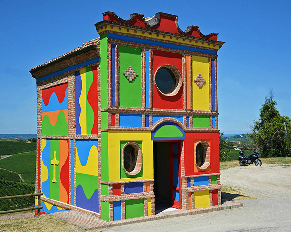 David Tremlett_Sol Lewitt, la Cappella del Barolo, 1999, La Morra (Cn)