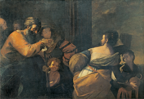 Mattia Preti, Ripudio di Agar, 1635-1640 ca., olio su tela, cm 185x280