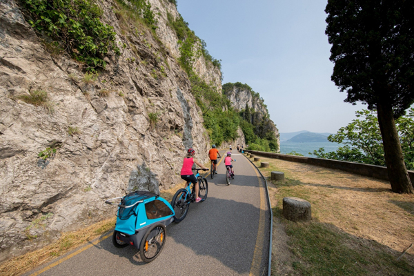 Lago d'Iseo, ciclabile Vello Toline