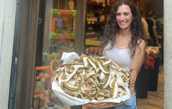 Sofia, Bottega del Fungo, Borgo Val di Taro, ph di Carla Soffritti