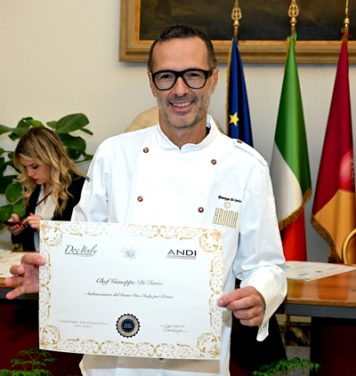 Chef Giuseppe DI Iorio - Stellato di AROMA
