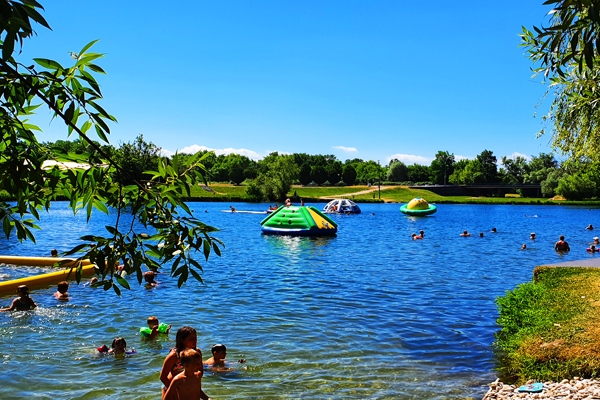 La spiaggia di Foginovo sul fiume Korana (Ph. visitkarlovac.hr)