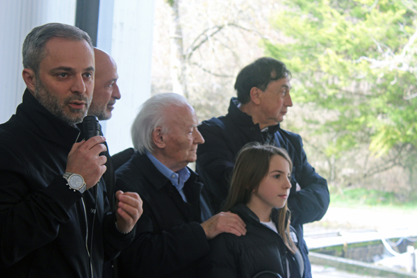  Il sindaco di Sefro a sinistra e Niccola Rossi 