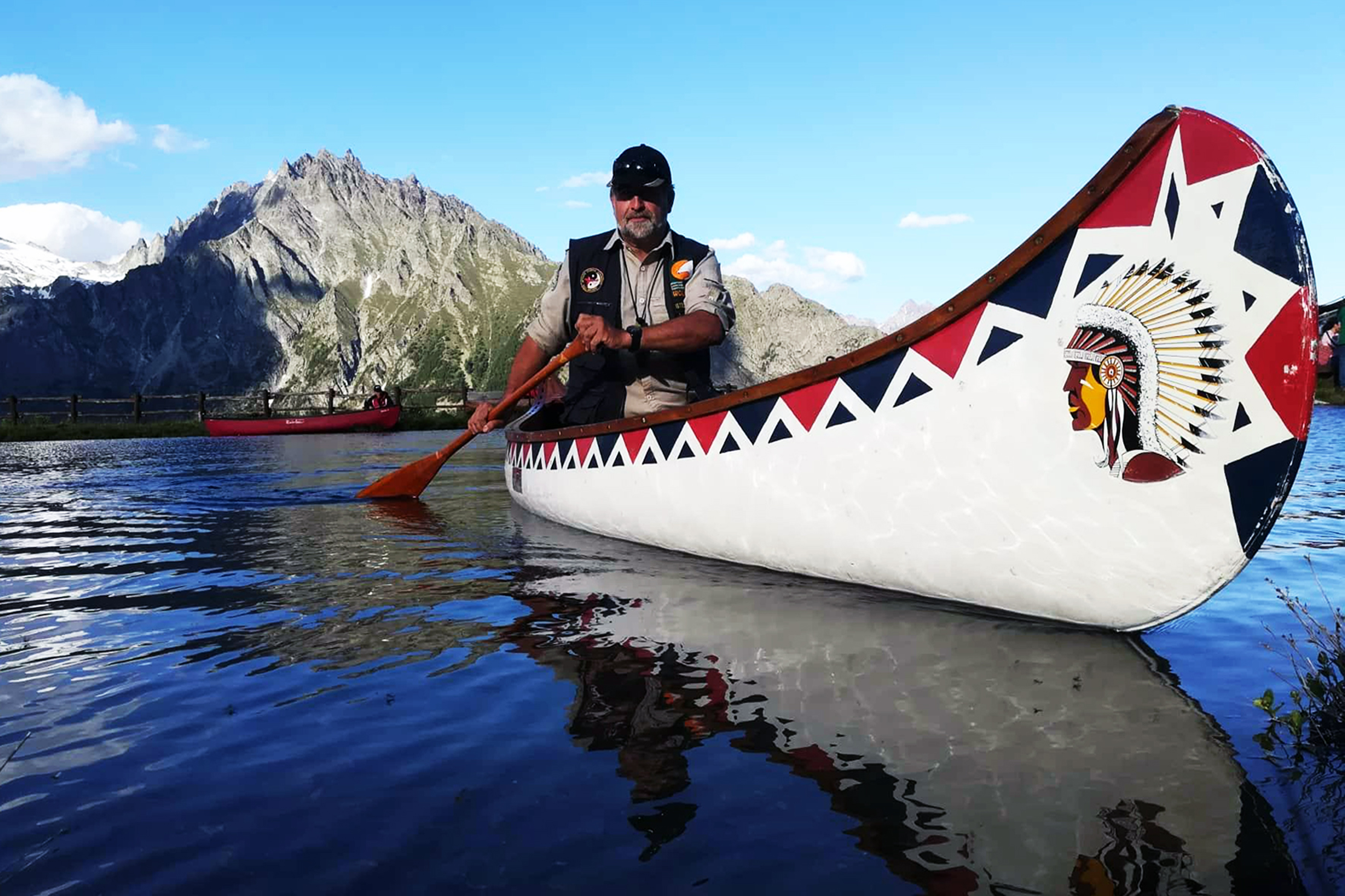 APERTURA -Michele Lupoli su canoa indiana