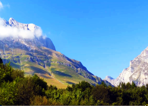 Il Gran Sasso visto da Prati di Tivo (Comune di Pietracamela-Teramo)