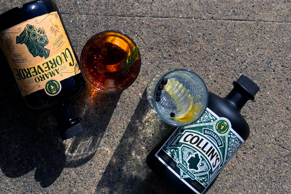 Amaro Cuoreverde e Gin Collin's (Ph. Angelo Costa)