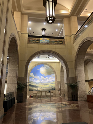  Los Angeles, interno del palazzo de LA Metro