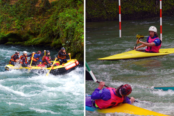 Sport fluviali sul fiume Nera